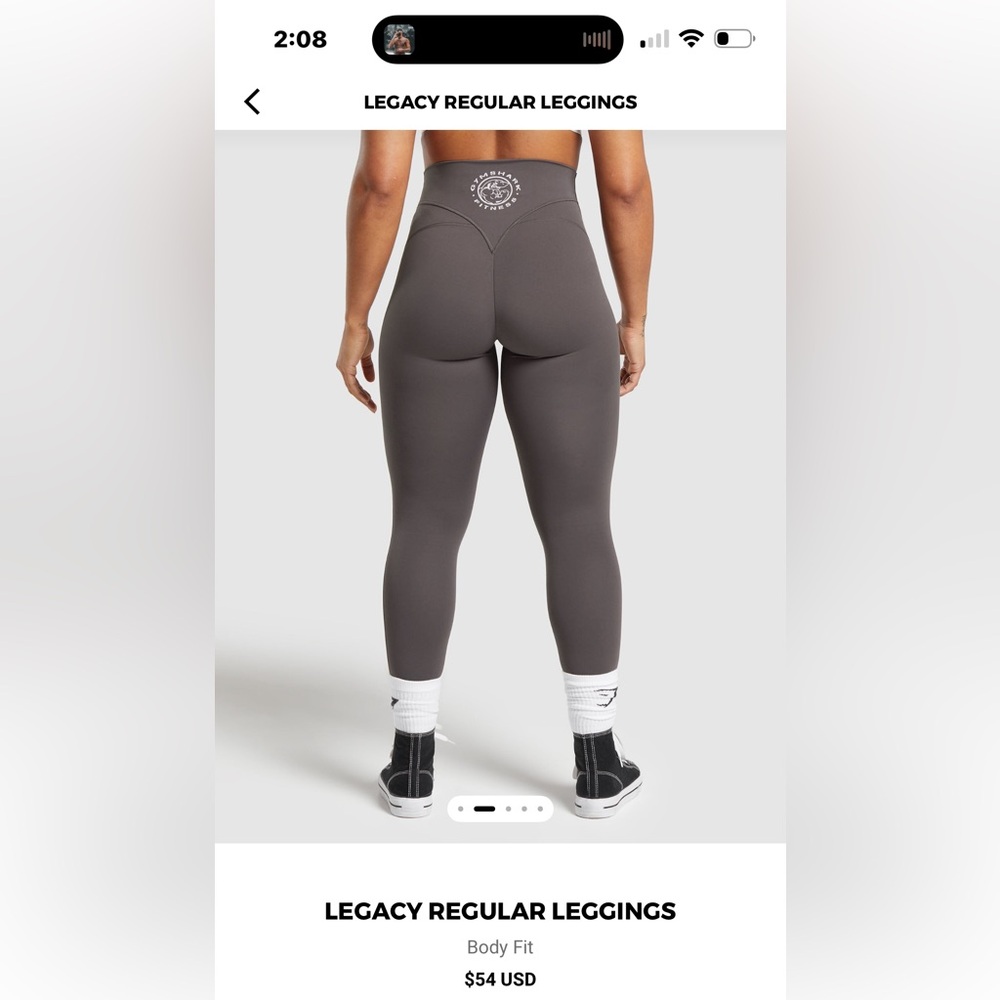 Gym shark legacy leggings gray